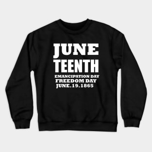 Juneteenth Design Crewneck Sweatshirt